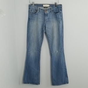 Abercrombie & Fitch Flare Light Distressed Jeans 8